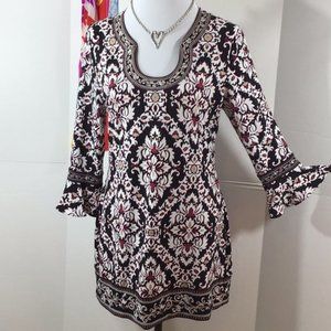 WHBM long sleeve shift dress/tunic M